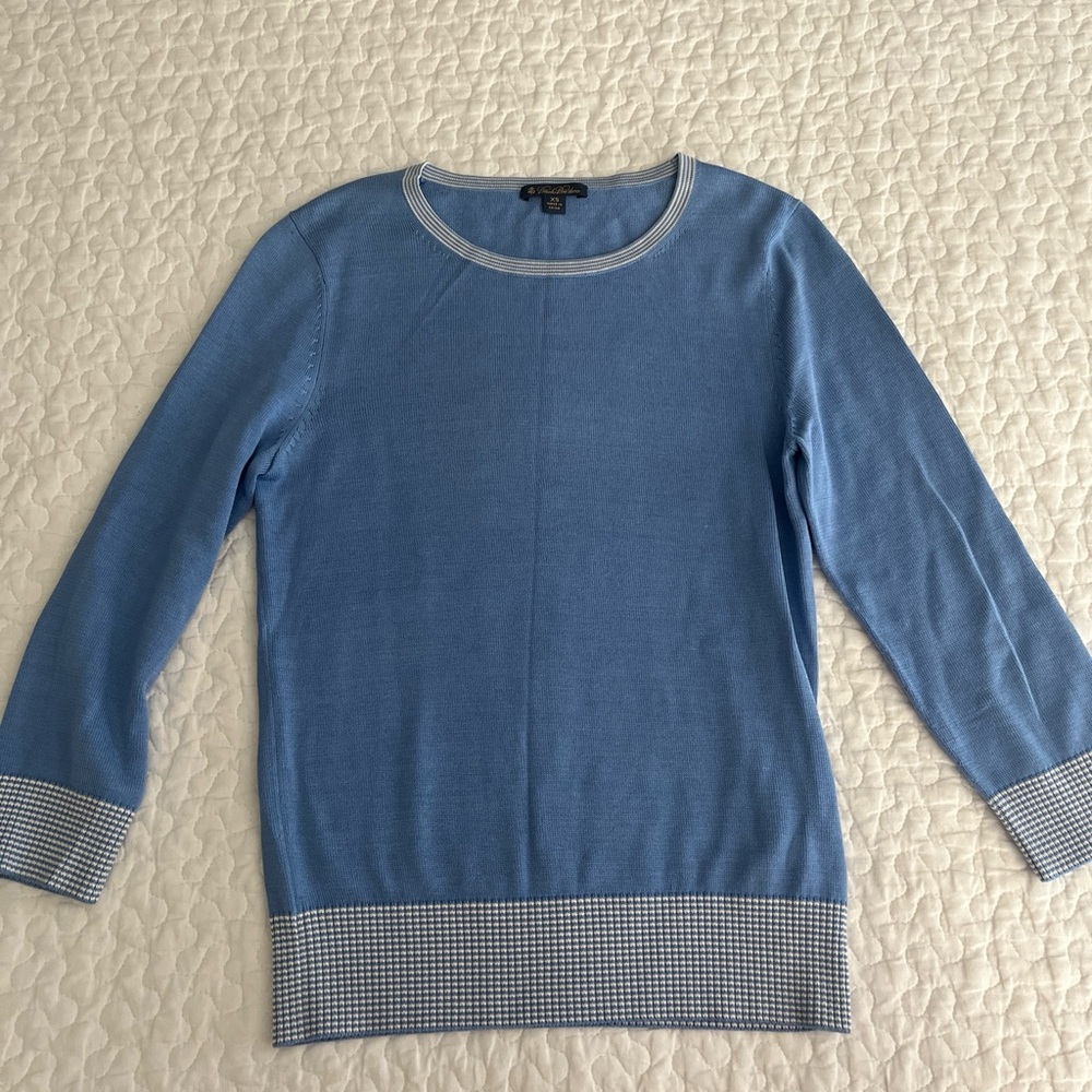 Brooks Brothers Blue Sweater Size XS